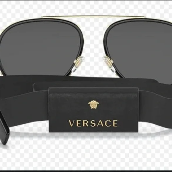 VERSACE Medusa head  Sunglasses VE2232 Dark Grey, Size 61-18/145 new with box - Picture 3 of 13